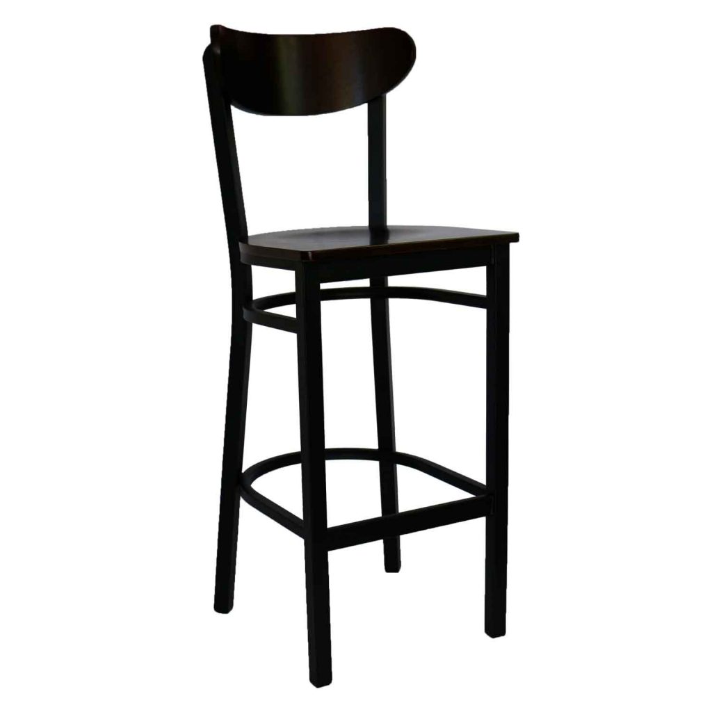 Taburete Madera y Metal Toronto Black bCasual