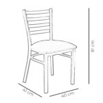 silla manhattan medidas