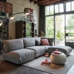 Sofá Sumo Grand Mingle Grid Stone - Fatboy - Imagen 2