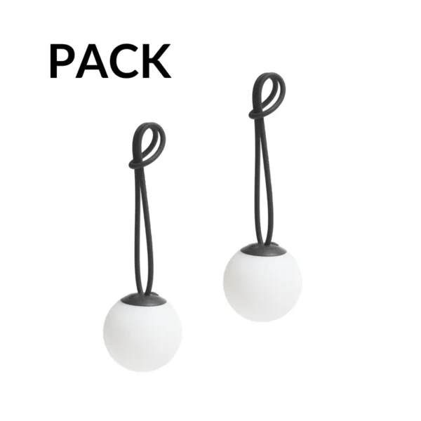 Pack de 2 Lámparas Bolleke Mini Grafito - Fatboy