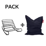 Pack Mecedora + Puff Fatboy The Original Outdoor