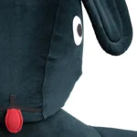 Peluche puff gigante Conejo co9 Velvet Recycled Petrol - Azul Oscuro - Imagen 3