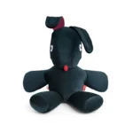 Peluche puff gigante Conejo co9 Velvet Recycled Petrol - Azul Oscuro